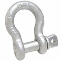 Baron Mfg Co 193Lr-1/4 Anchor Shackle, 0.5 Ton Working Load, Steel, Galvanized 193LR-1/4"